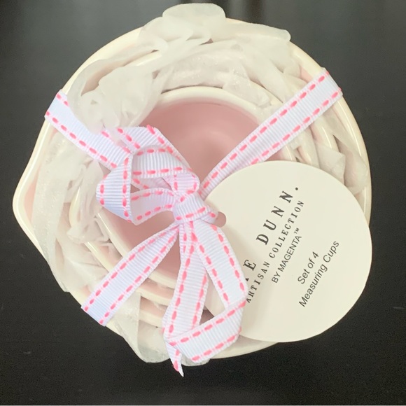 Rae Dunn White & Pink Measuring Cups Set - Picture 8 of 9